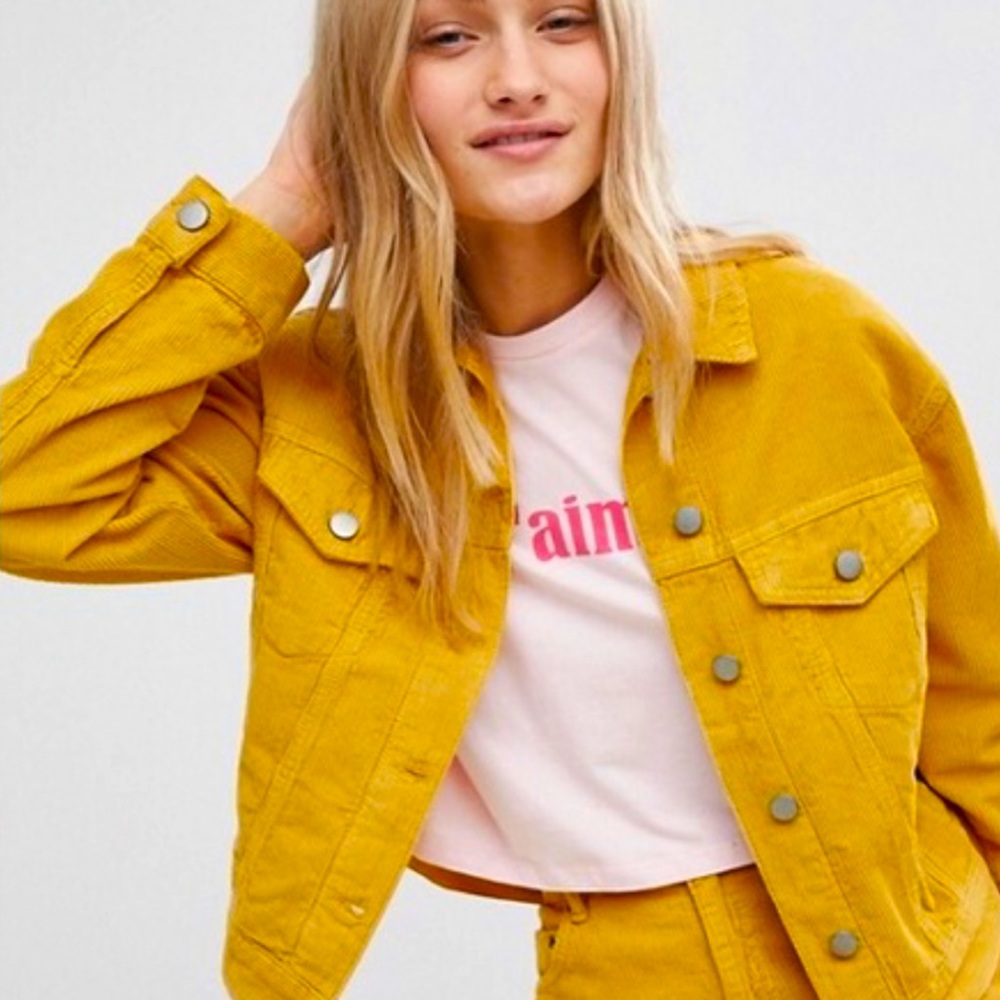 Orange gap corduroy jacket.